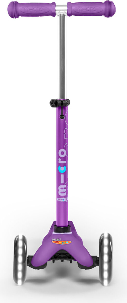 Micro - Mini Deluxe Led - Purple - Trehjulet Løbehjul