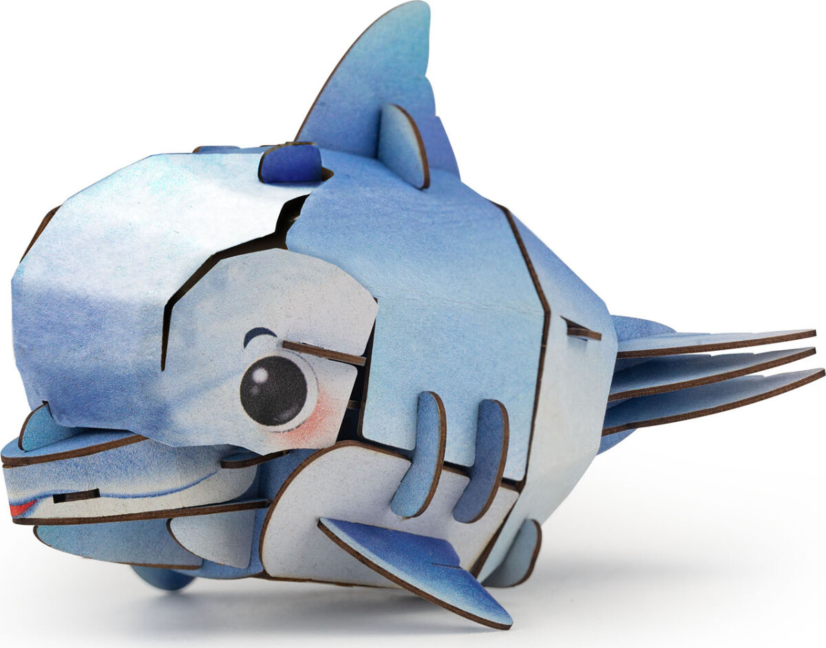 Mieredu - Dolphin - Build N Sound 3D Puzzle - Delfin