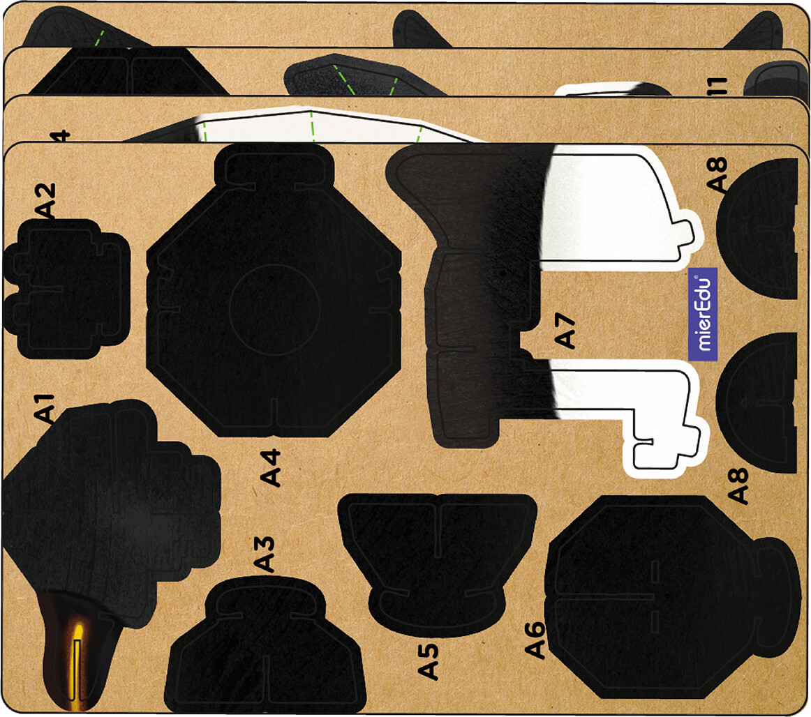 Mieredu - Emperor Penguin - Build N Sound 3D Puzzle - Pingvin