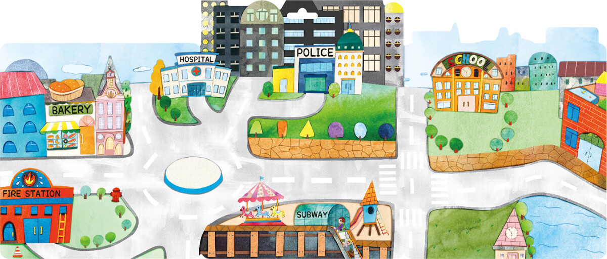 Mieredu - Jelly Stickers 36 Stk - Flytbare - Storbyen