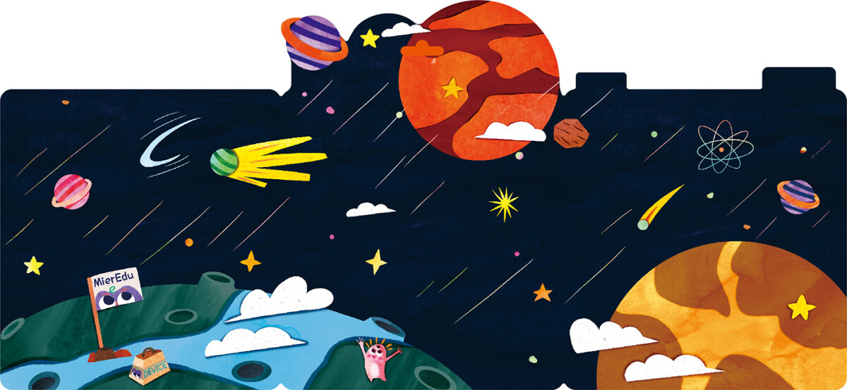 Mieredu - Jelly Stickers 38 Stk - Flytbare - Astronaut