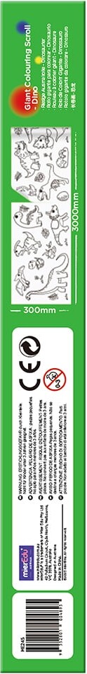Mieredu - Kæmpebanner Til Farvelægning - Dinosaurer