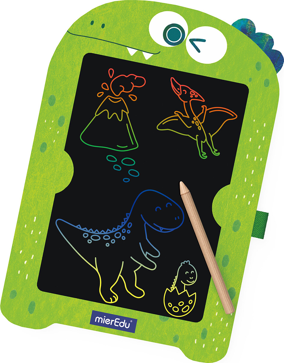 Mieredu - Magiske Farver Tegnetavle - Dinosaur
