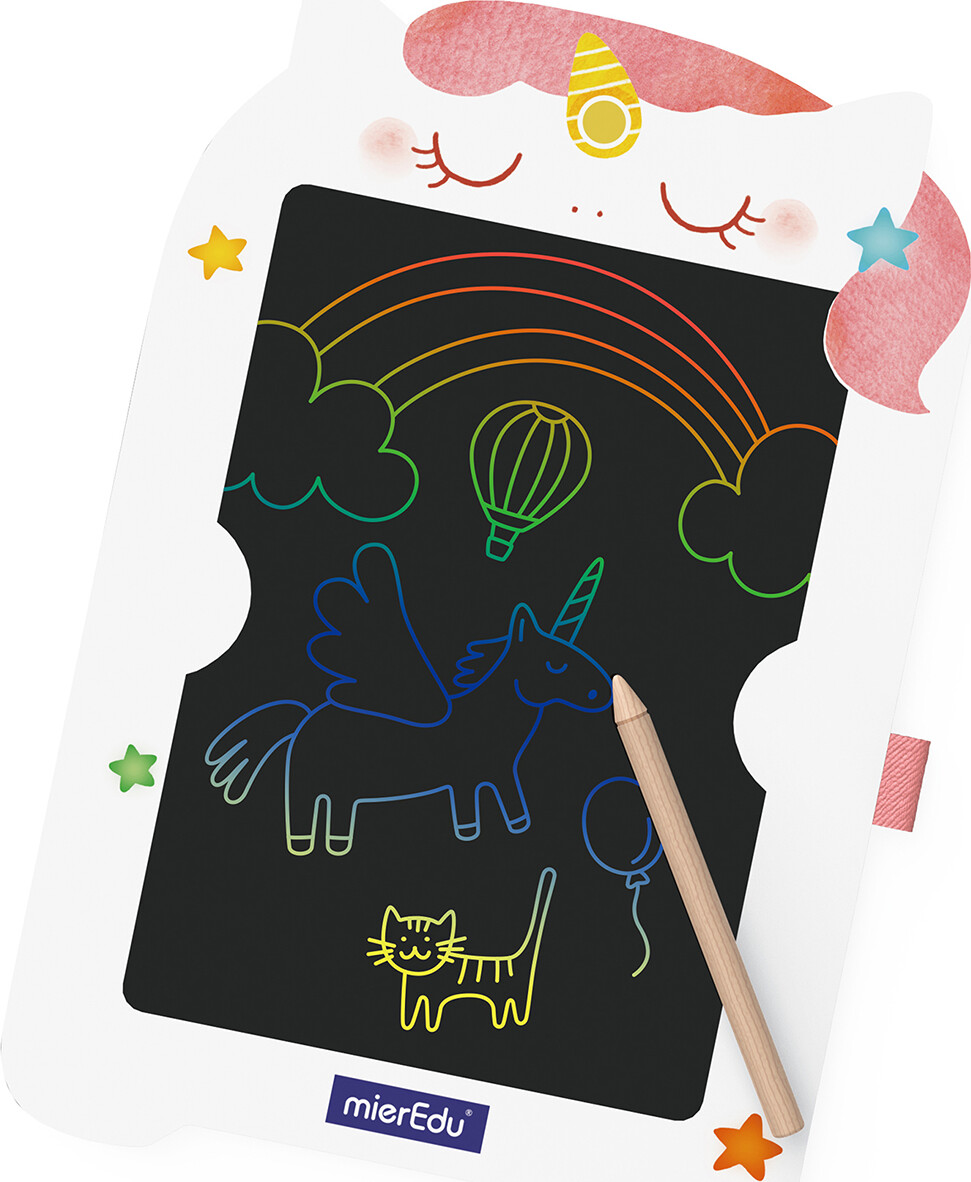 Mieredu - Magiske Farver Tegnetavle - Enhjørning