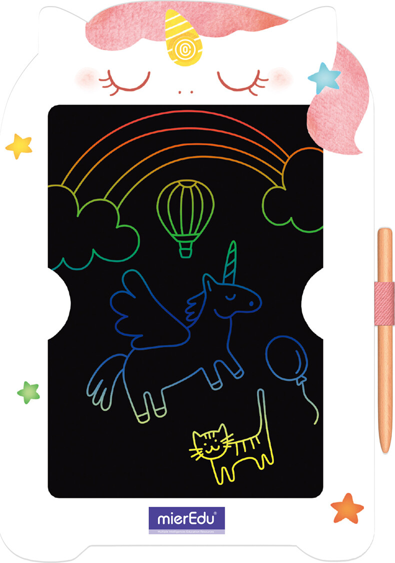 Mieredu - Magiske Farver Tegnetavle - Enhjørning