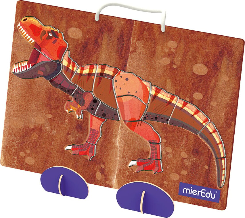Magnetisk Legetøj Med Tavle - T Rex - Mieredu