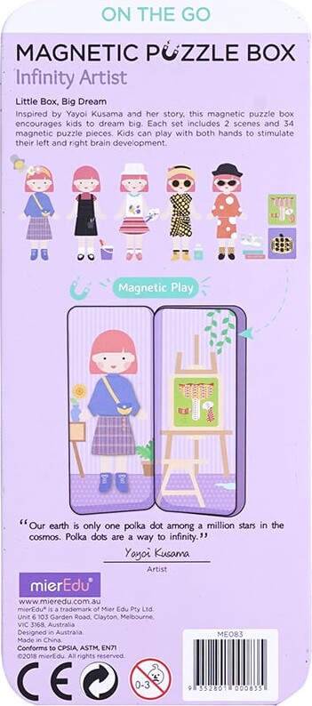 Magnetisk Påklædningsdukke - Kunstner - Mieredu