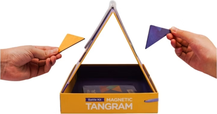 Magnetisk Spil - Tangram - Duel Sæt - Mieredu