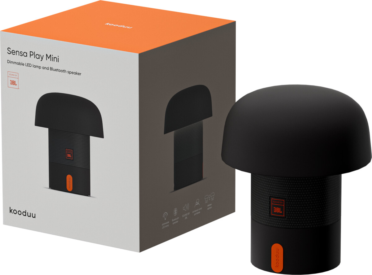 Kooduu Sensa Play Mini - Jbl - Bærbar Højtaler - Anthracite