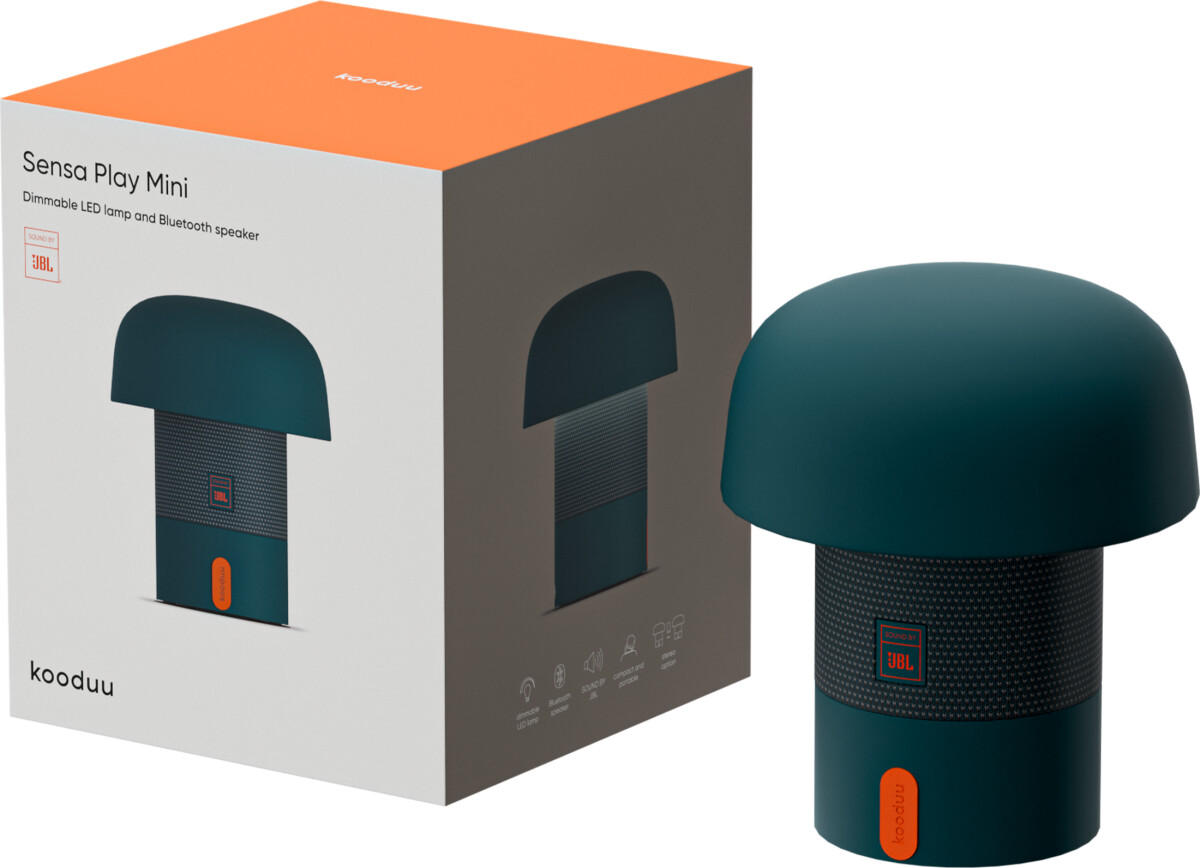 Kooduu Sensa Play Mini - Jbl - Bærbar Højtaler - Aquamarin