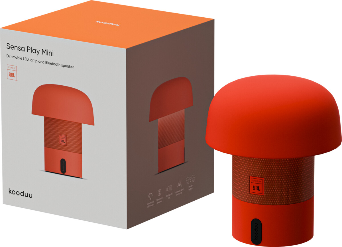 Kooduu Sensa Play Mini - Jbl - Bærbar Højtaler - Orange