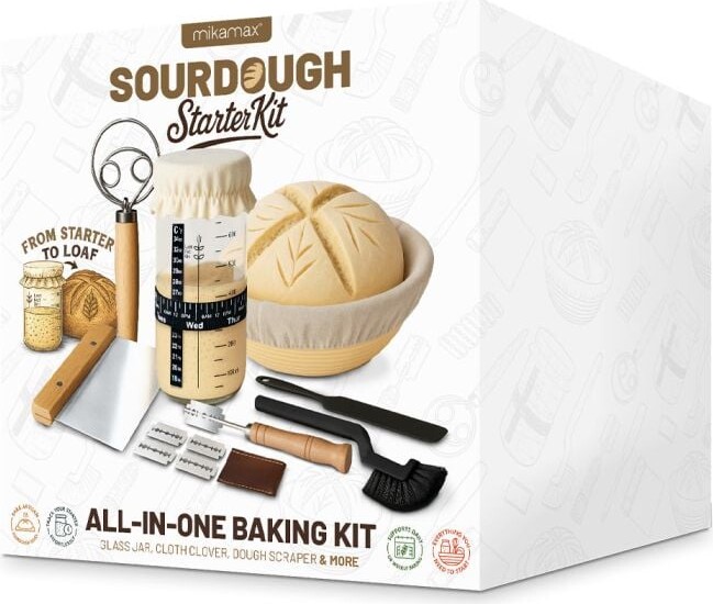 Mikamax - Sourdough Starter Kit - All-In-One Surdej Bagesæt