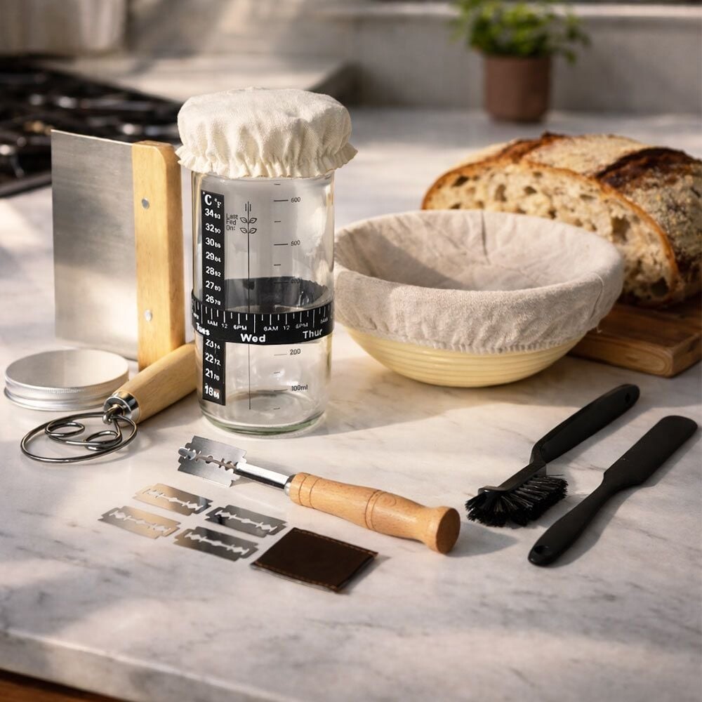 Mikamax - Sourdough Starter Kit - All-In-One Surdej Bagesæt