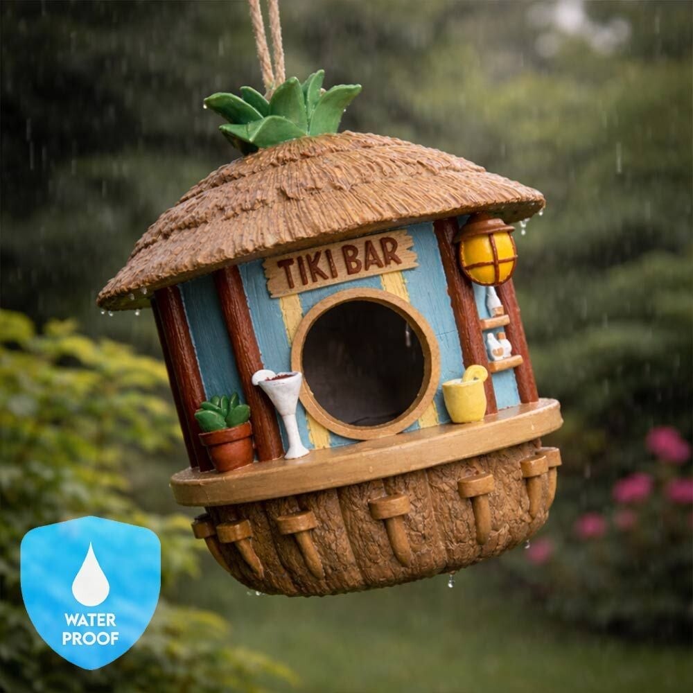 Mikamax - Tiki Bar Birdhouse - Fuglehus
