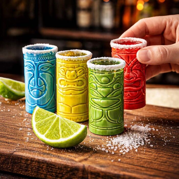 Mikamax - Tiki Shot Glasses