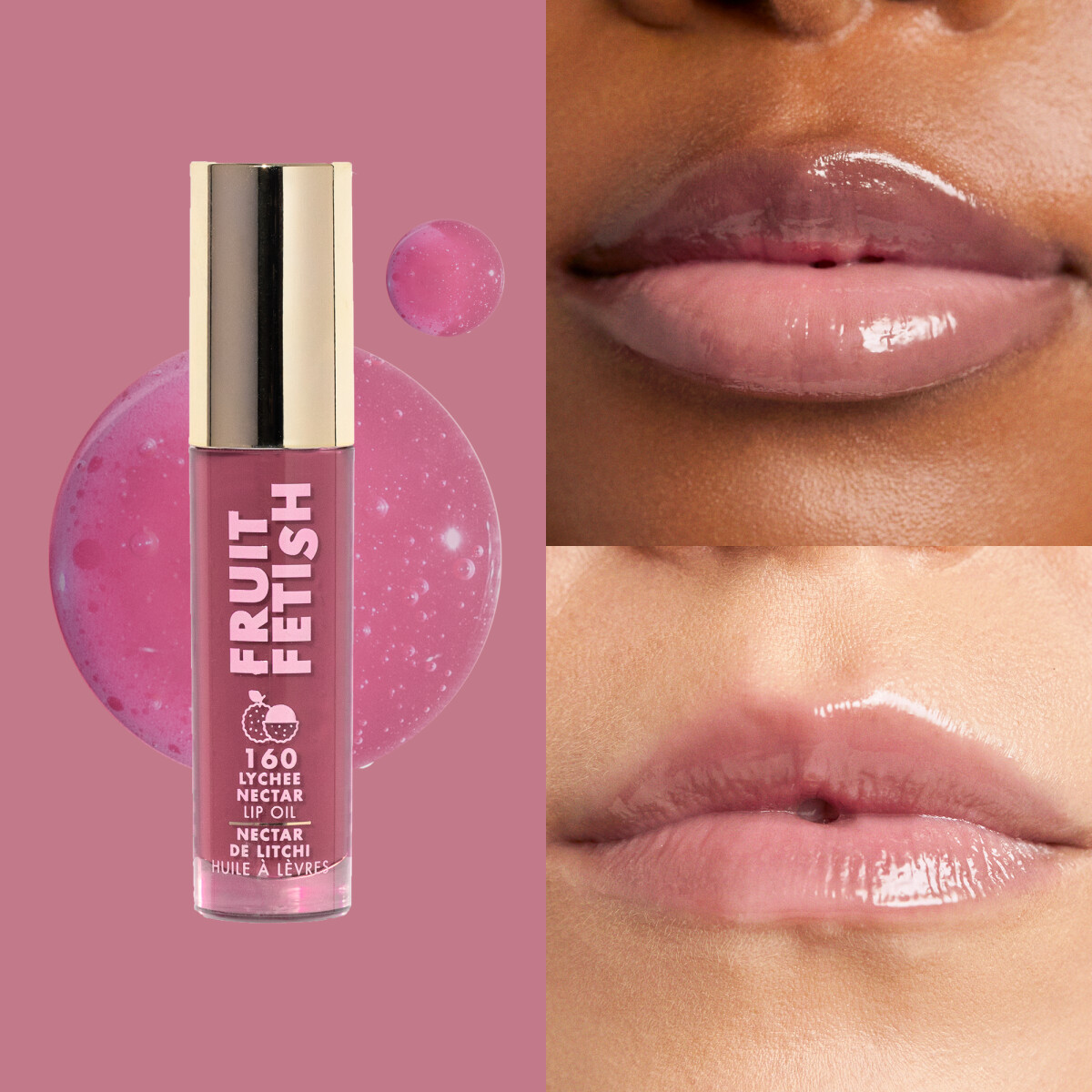 Milani Cosmetics - Fruit Fetish Lip Oil - Lychee Nectar - 4 Ml