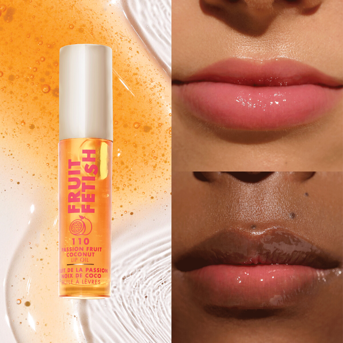 Milani Cosmetics - Fruit Fetish Lip Oil - Passionfruit Coconut - 4 Ml