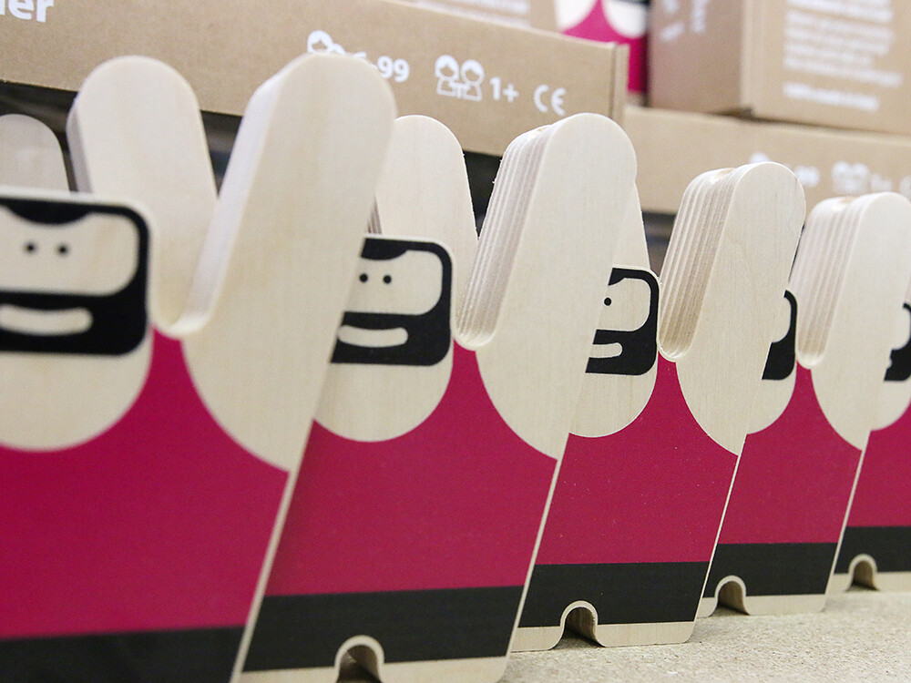 Milaniwood - Balancespil - Bodybuilder I Træ