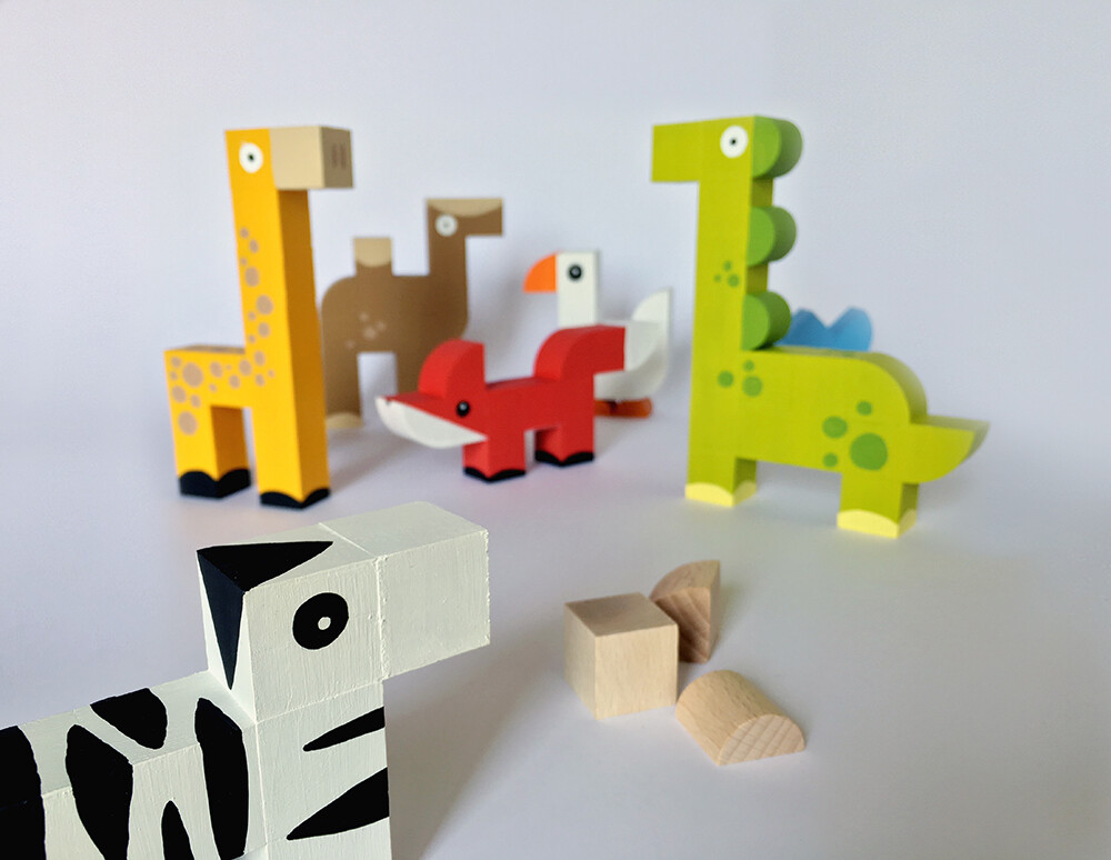 Milaniwood - Stabelklodser - Dyr