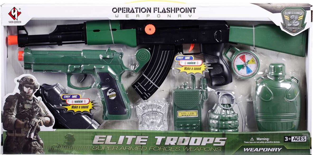 Militær Sæt Legetøj - 53 5X25 8X5 Cm