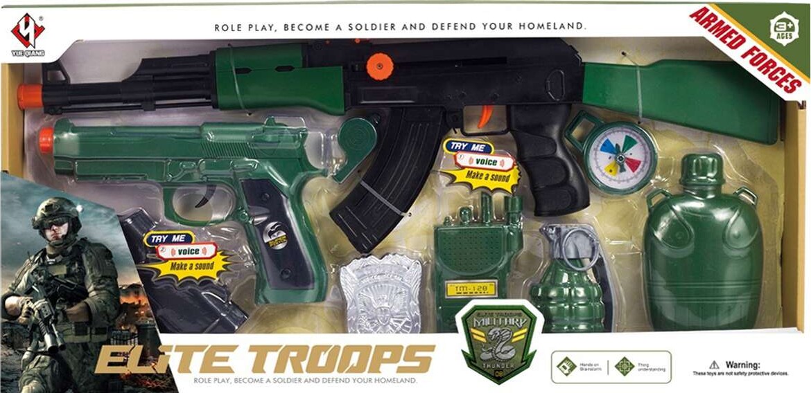 Militær Sæt Legetøj - 53 5X25 8X5 Cm