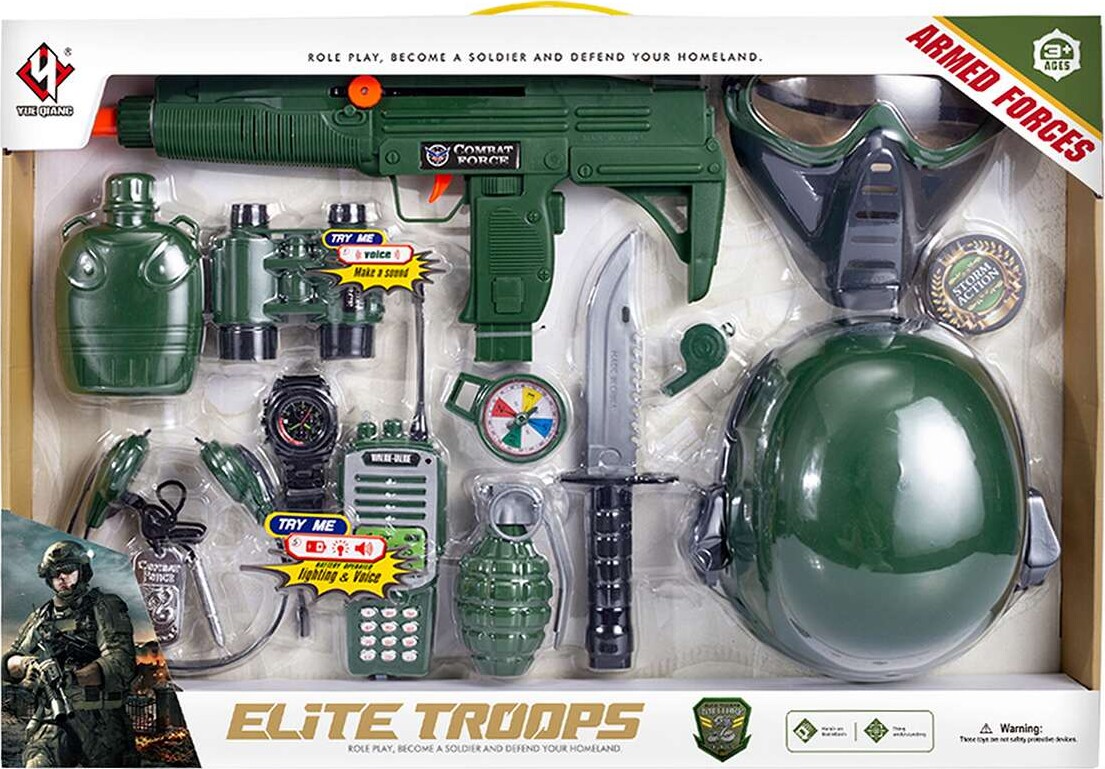 Militær Sæt Legetøj I Stor Æske