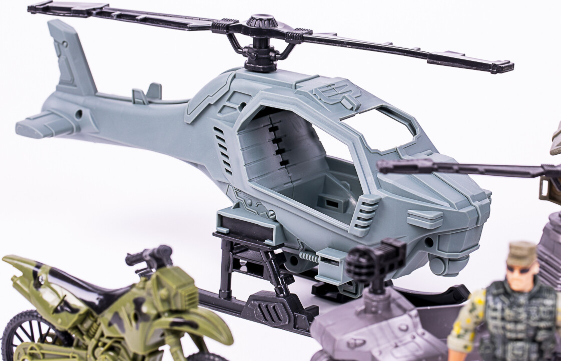 Militærsæt Mkampvogn Helikoptere Mc Tilbehør - Special Forces
