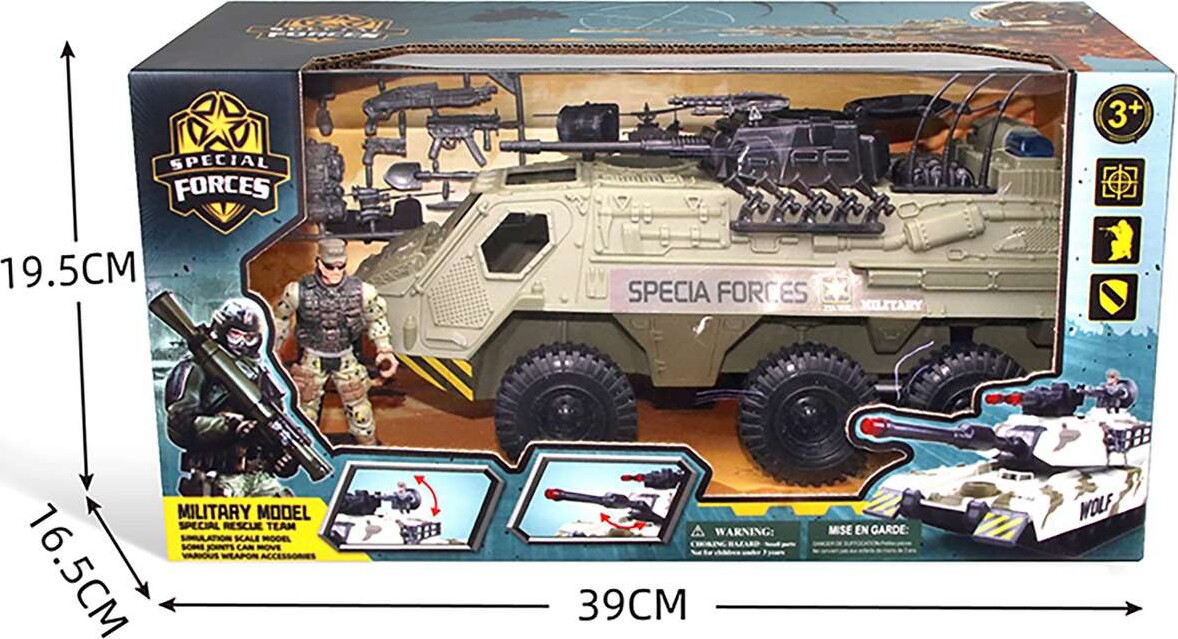 Militærsæt Mspecialforce Kampvogn Tilbehør - Special Forces