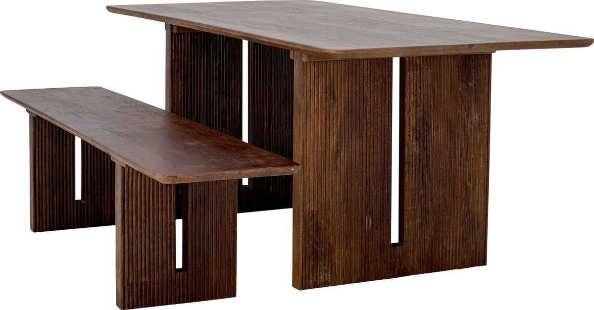 Creative Collection - Milow Spisebord - Brun - Mango - 6 Personer