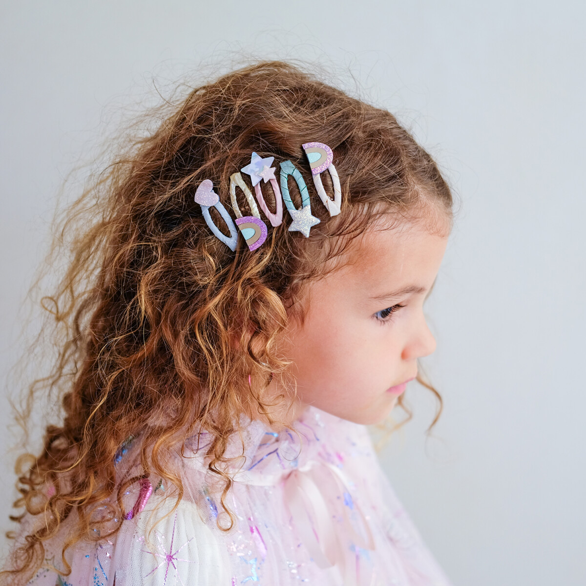 Mimi Lula - 5 Hårspænder - Mini Rainbow