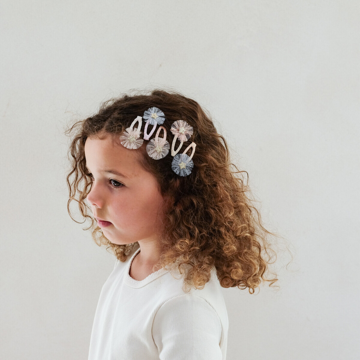 Mimi Lula - 5 Hårspænder Til Børn - Mini Tulle Enchanted