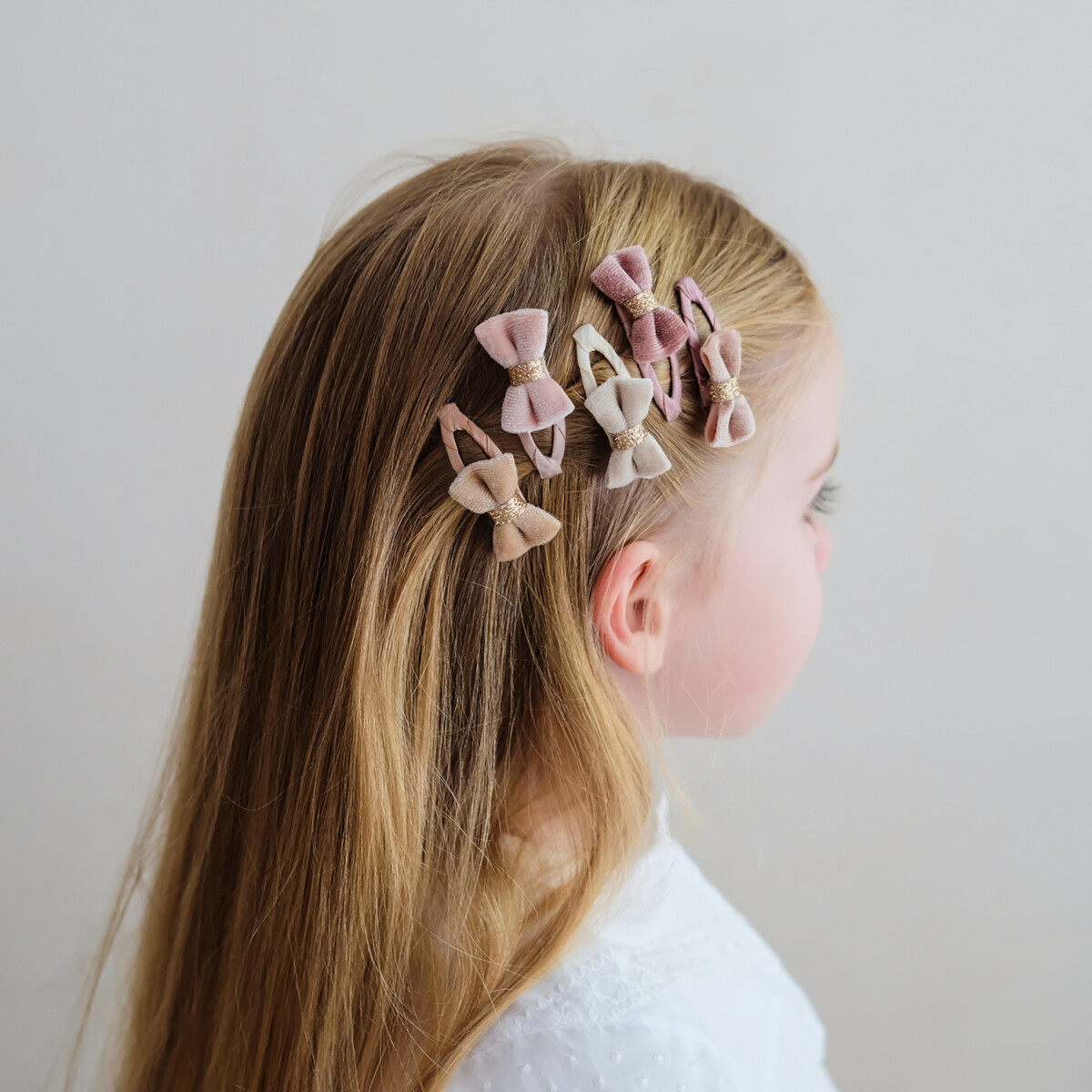 Mimi Lula - 5 Hårspænder - Mini Velvet Tinkerbell