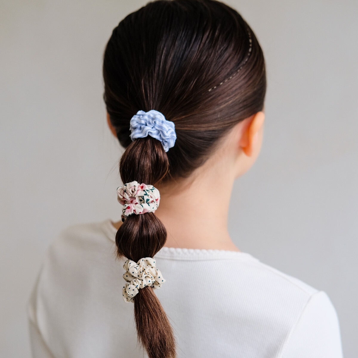 Mimi Lula - 6 Scrunchies - Mon Cheri