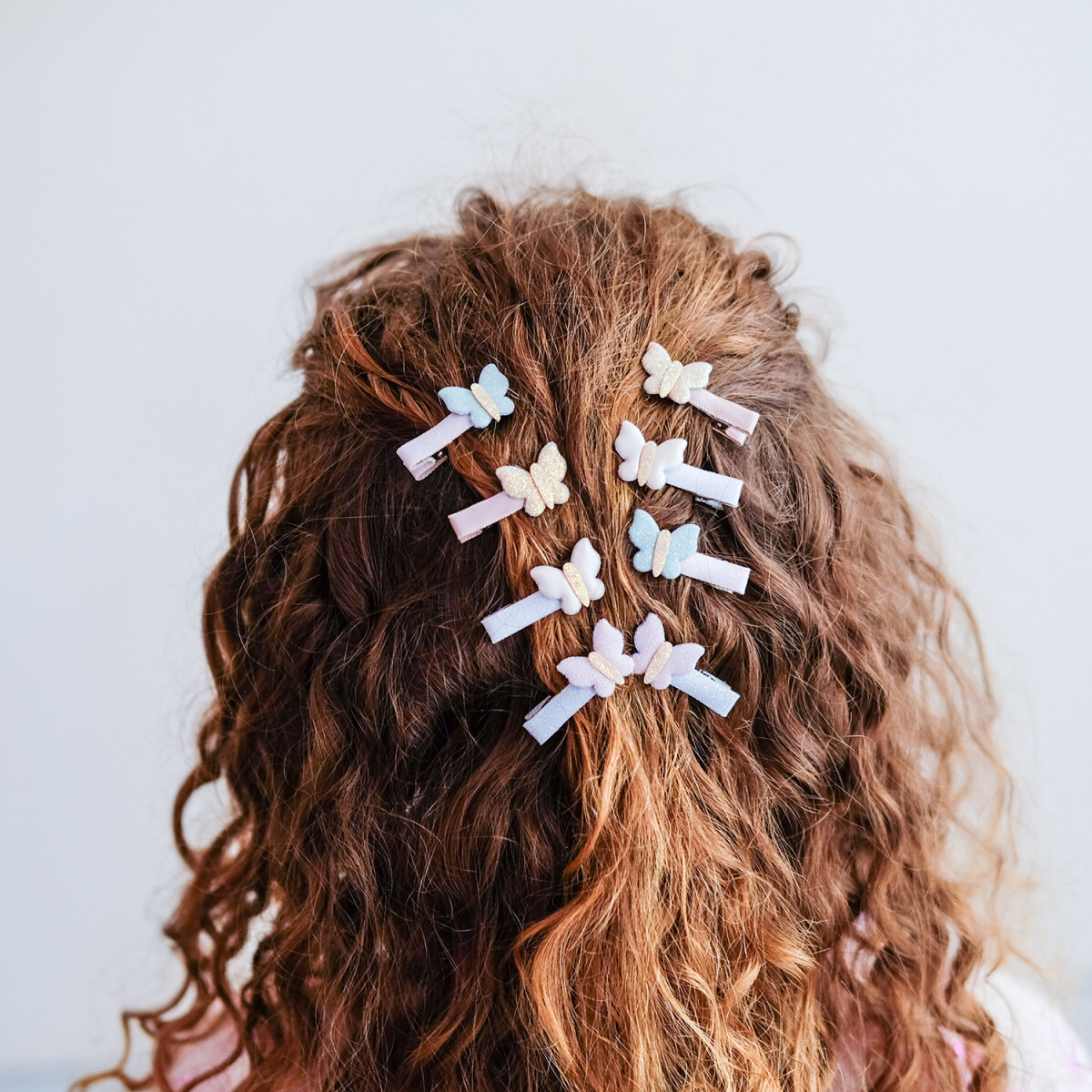 Mimi Lula - 8 Hårclips - Bella Butterfly