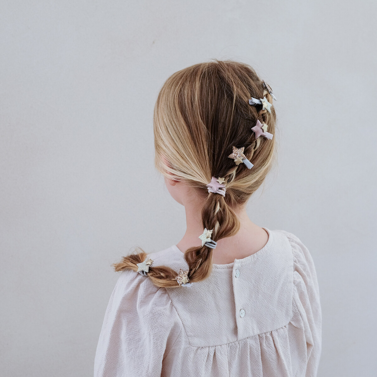 Mimi Lula - 8 Hårclips Til Børn - Mini Starry Shimmer