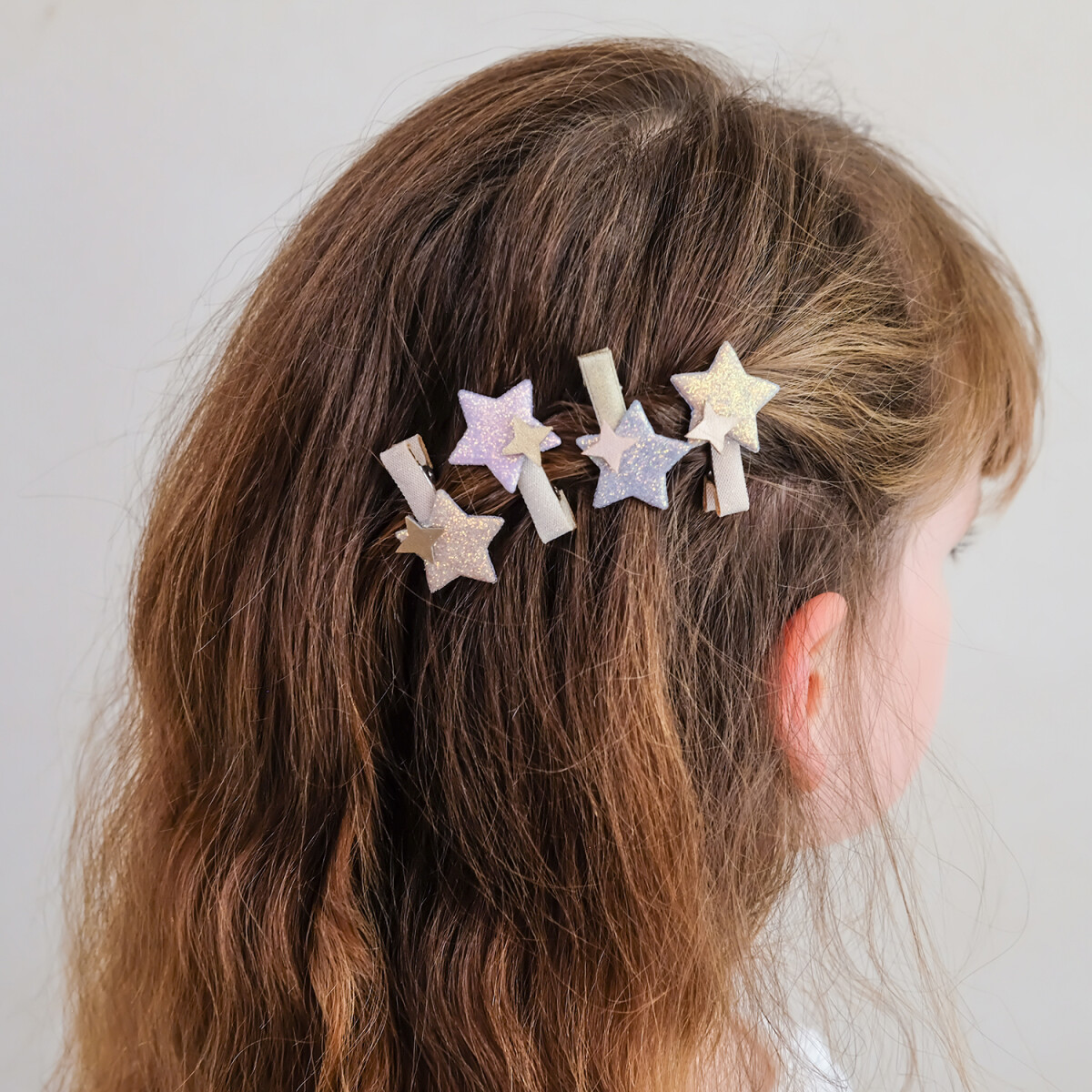 Mimi Lula - 8 Hårclips - Starlight