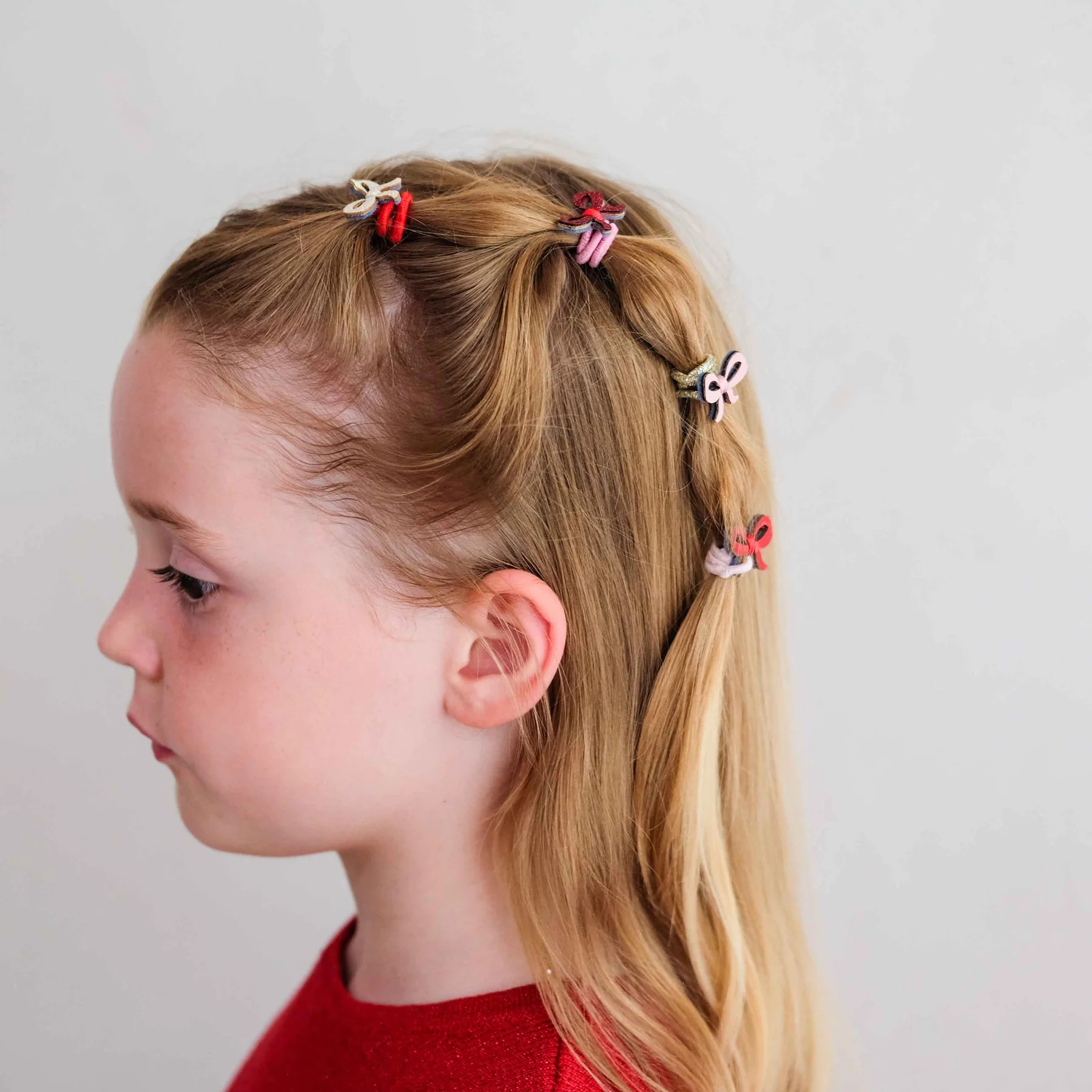 Mimi Lula - 8 Hårelastikker - Mini Cutesy Bow
