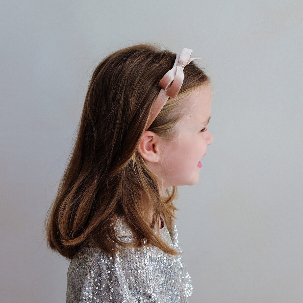 Mimi Lula - Hårbøjle - Pink Violet Bow
