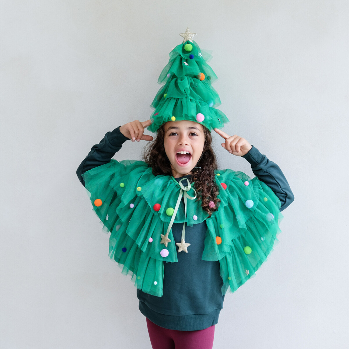 Mimi Lula - Kappe - Green Christmas Tree