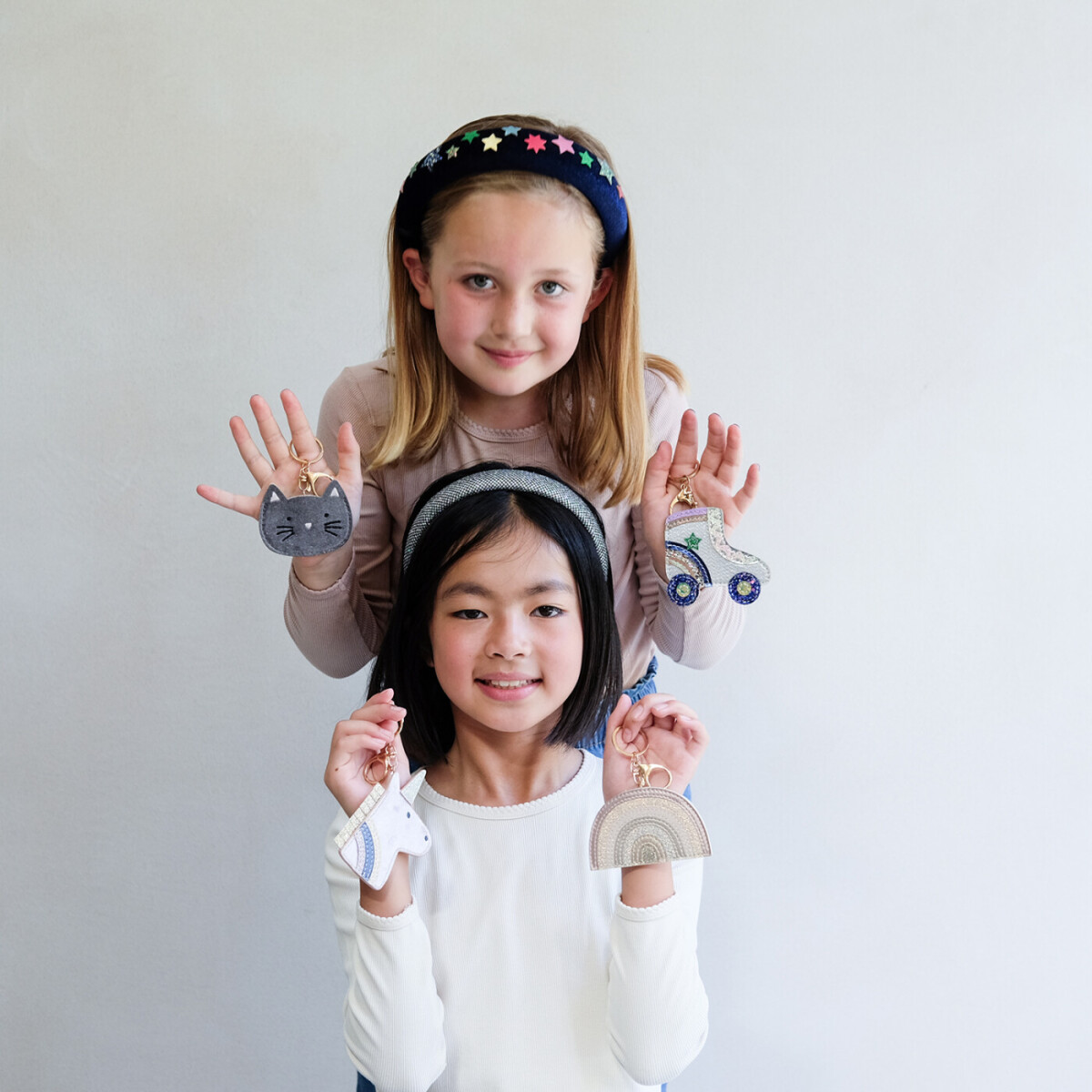 Nøglering Til Børn - Pink Regnbue - Mimi Lula