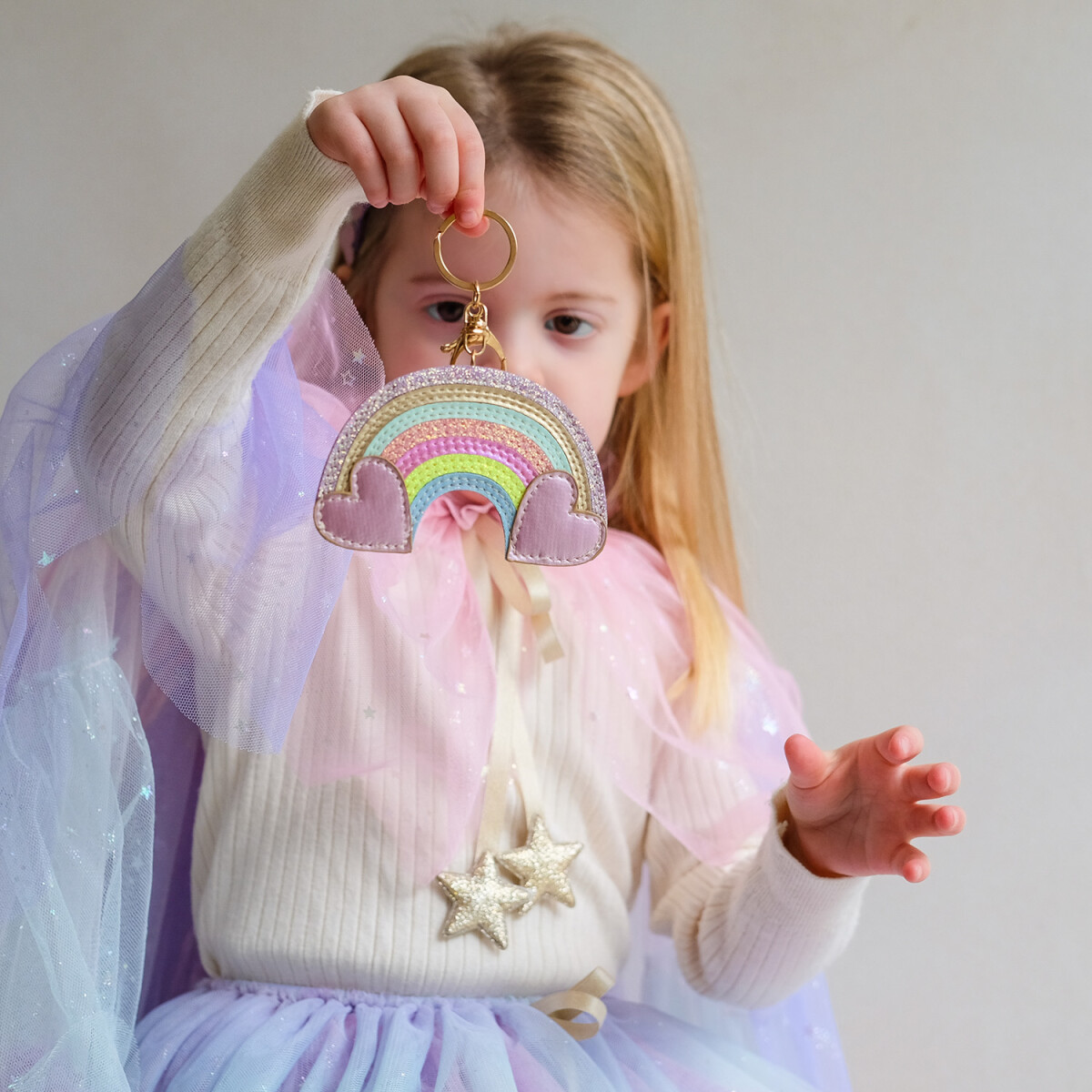Mimi Lula - Nøglering - Rainbow My Little Unicorn