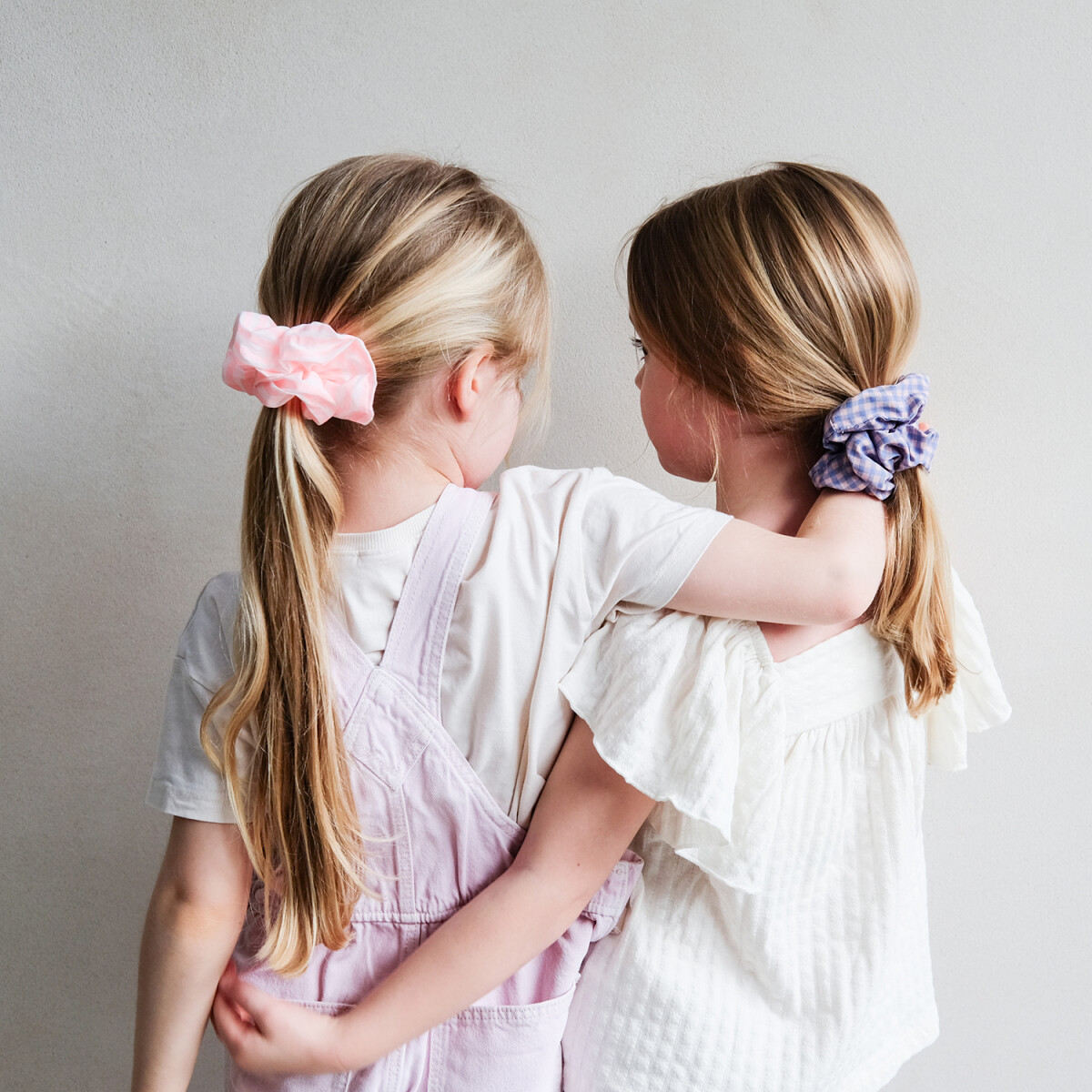 Scrunchie Hårelastik Til Børn - Kæmpe Ternet - Mimi Lula