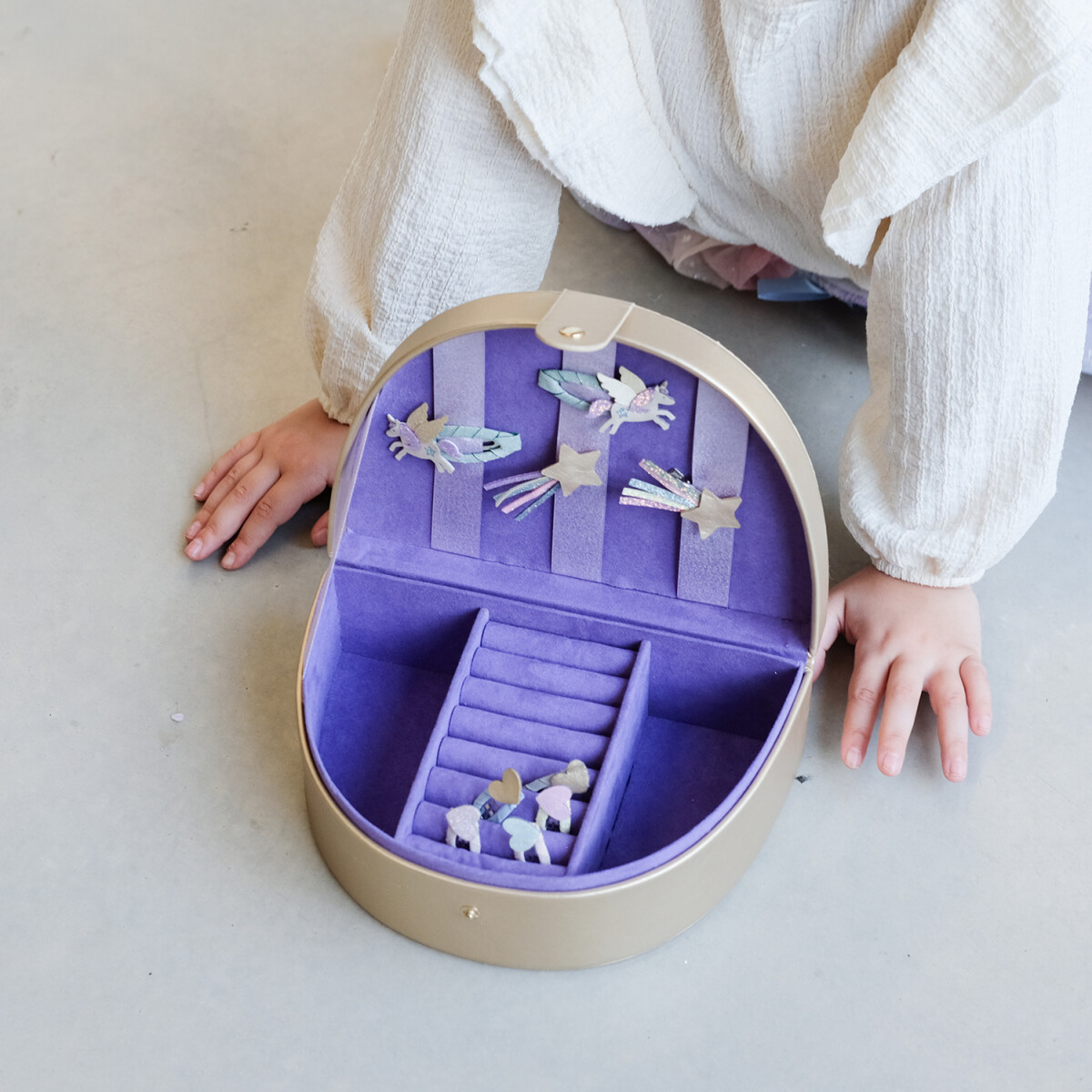 Smykkeskrin Til Børn - Regnbue Drømmeland - Mimi Lula