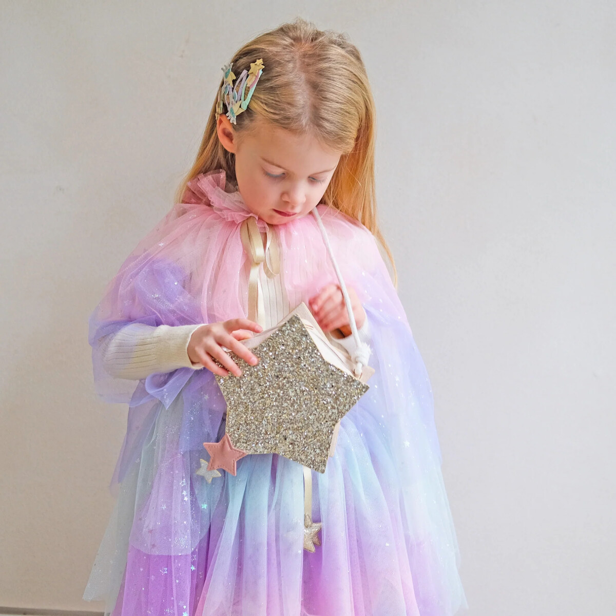 Taske Med Rem Til Børn - Super Glitter Stjerne - Mimi Lula