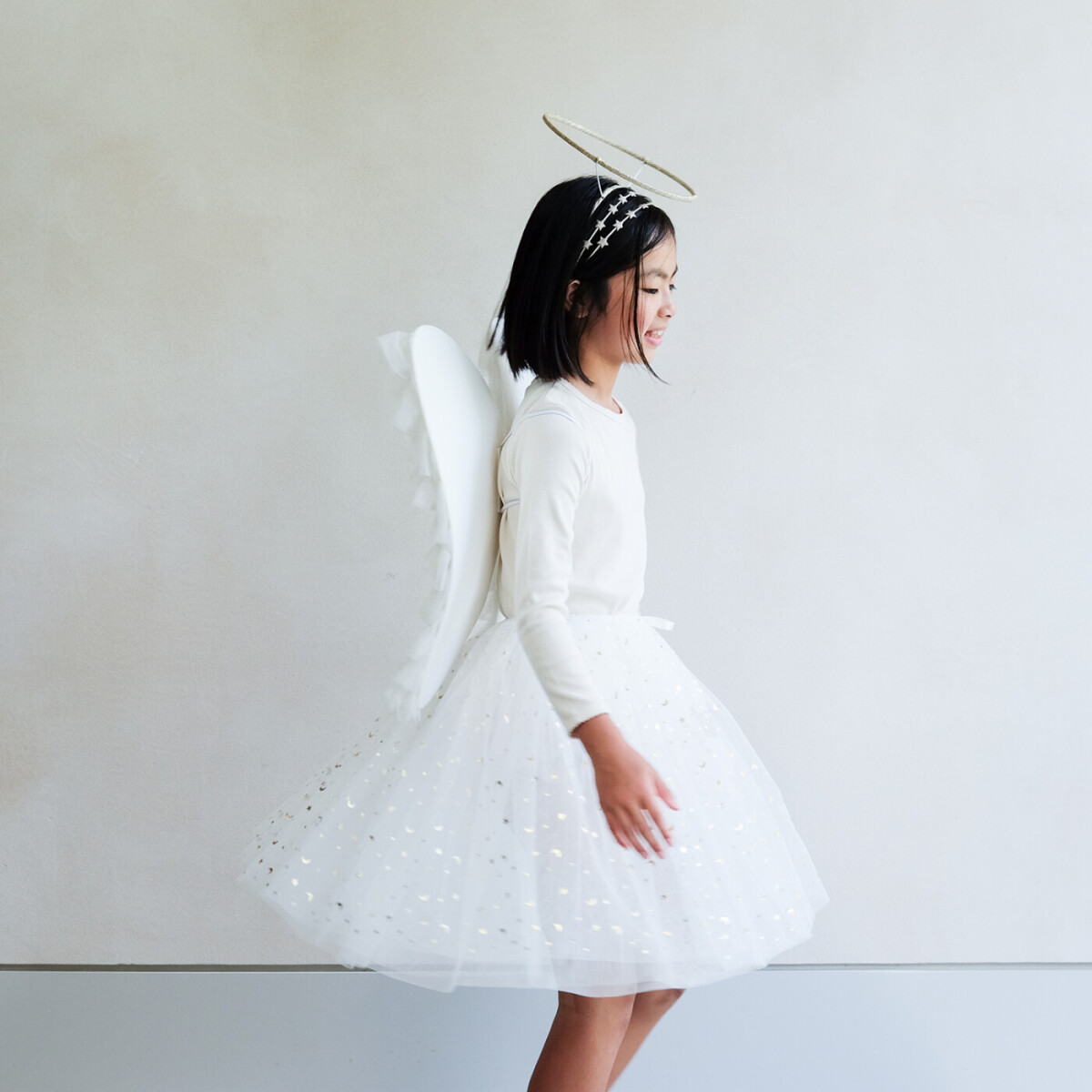 Mimi Lula - Tylskørt - Long Angel - Hvid
