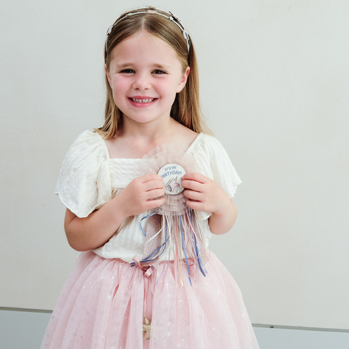 Tylskørt Til Børn - Pink Glimmer Prinsesse - Mimi Lula