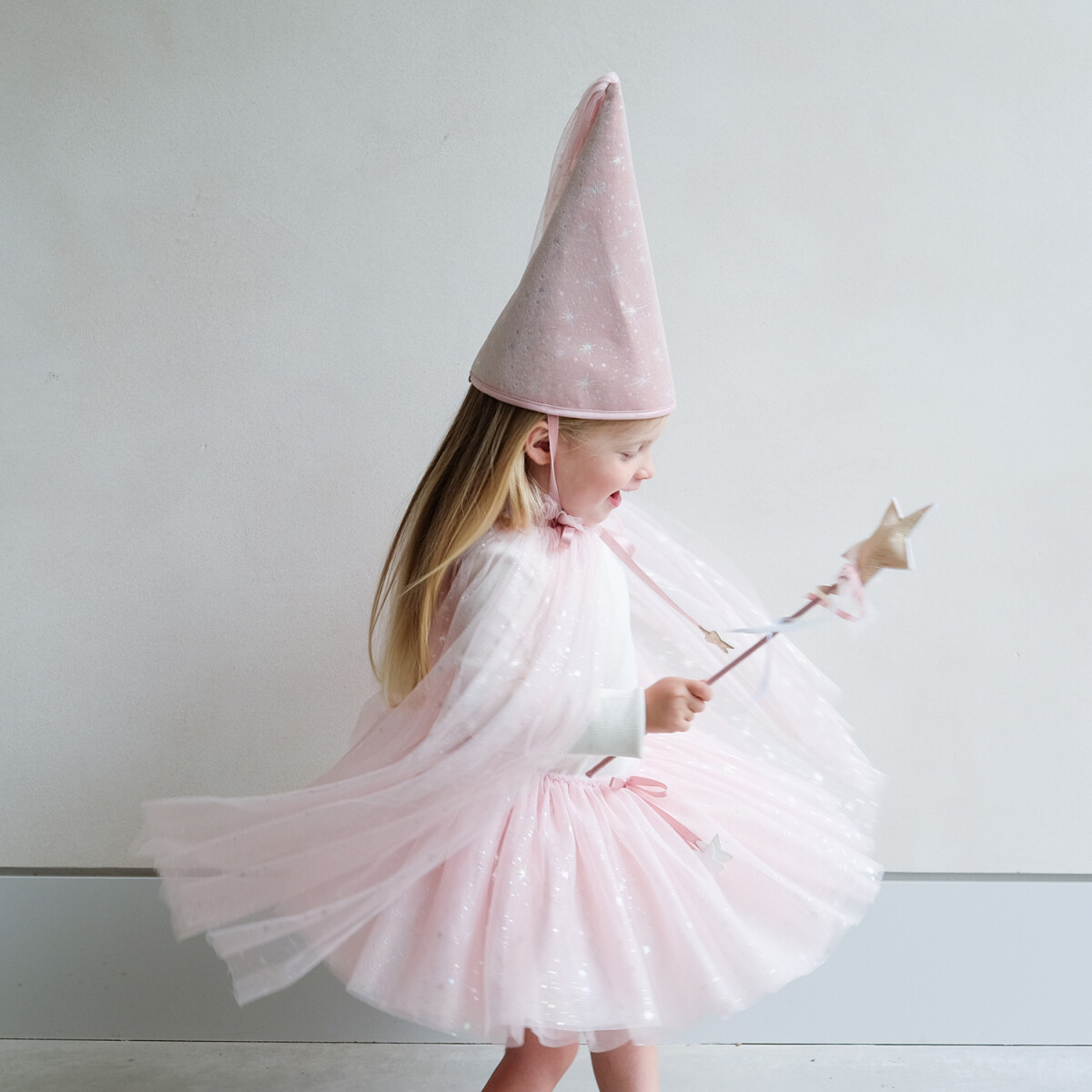 Tylskørt Til Børn - Pink Glimmer Prinsesse - Mimi Lula