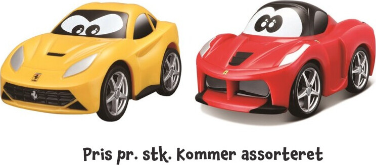 Min Første Ferrari - Legetøjsbil - Gul Eller Rød