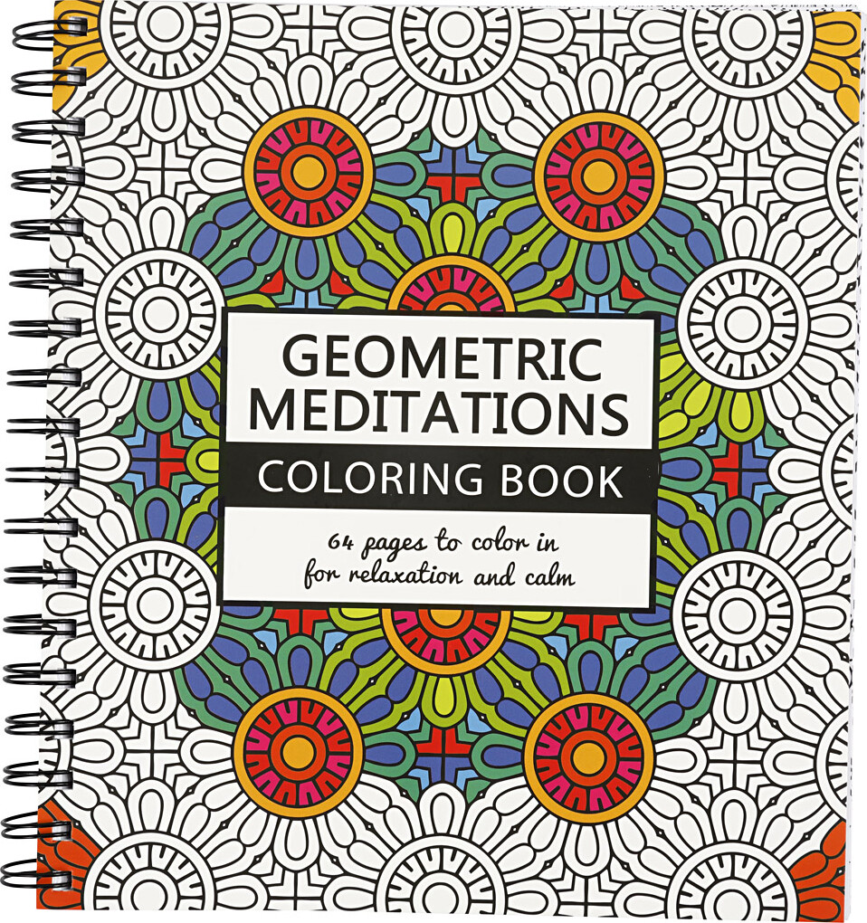 Johanna Basford Malebog - Geometrisk Meditation