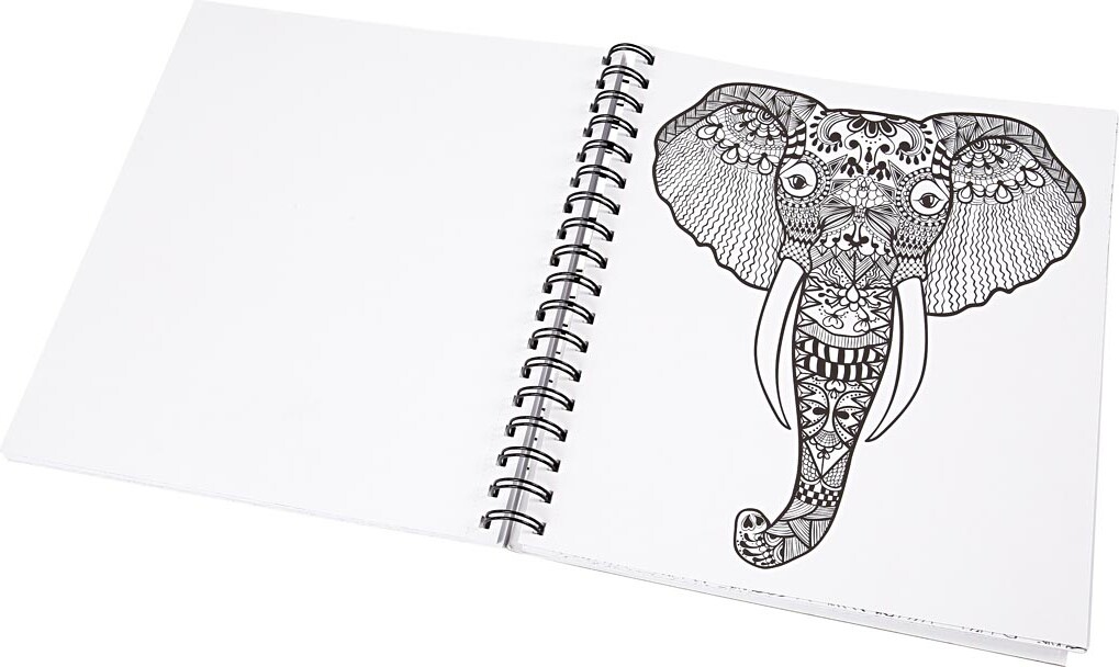 Mindfulness Malebog - Natur - Str 19 5X23 Cm - 64 - 1 Stk